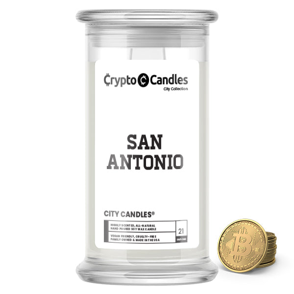 San Antonio City Crypto Candles
