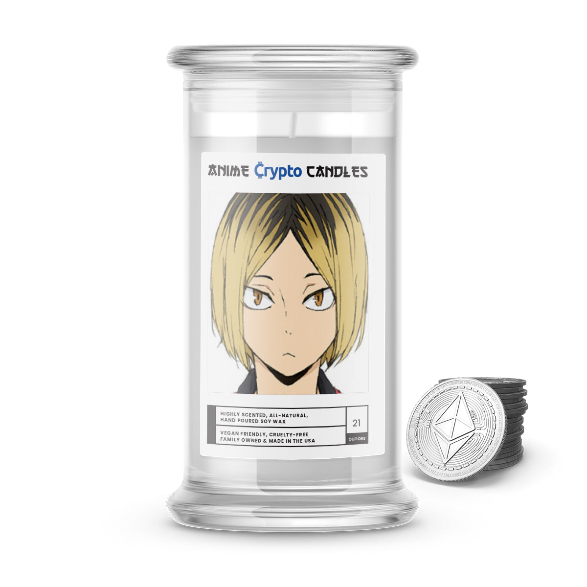 Kozume, Kenma (孤爪 研磨) - Crypto Anime Candles