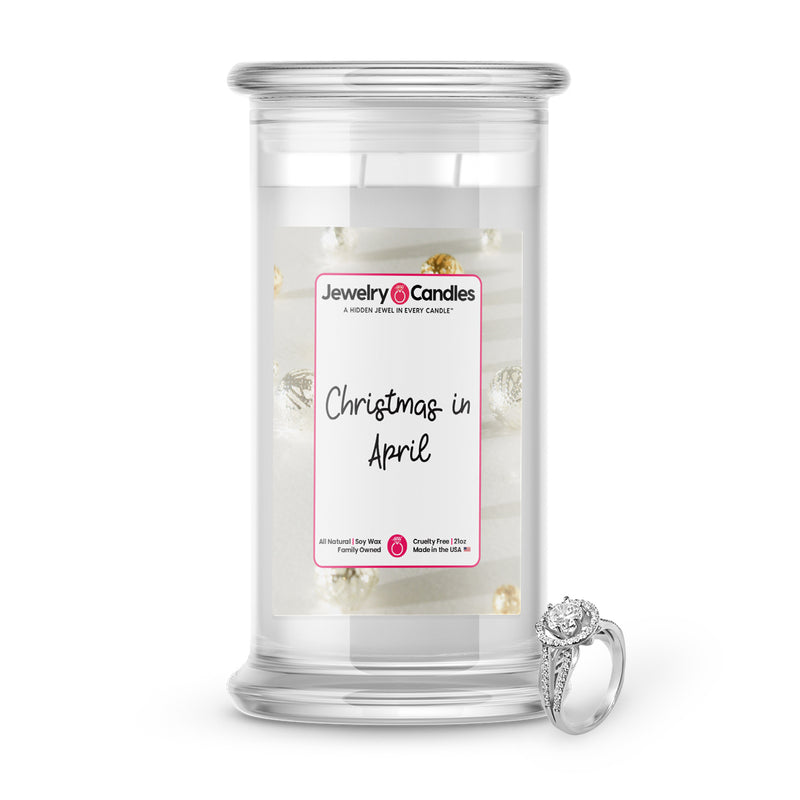 Christmas in April Jewelry Candle