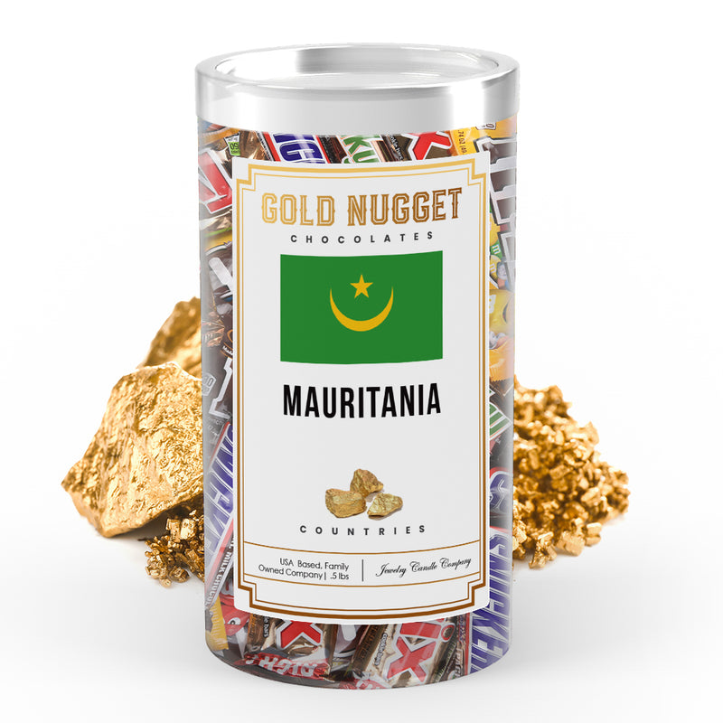 Mauritania Countries Gold Nugget Chocolates