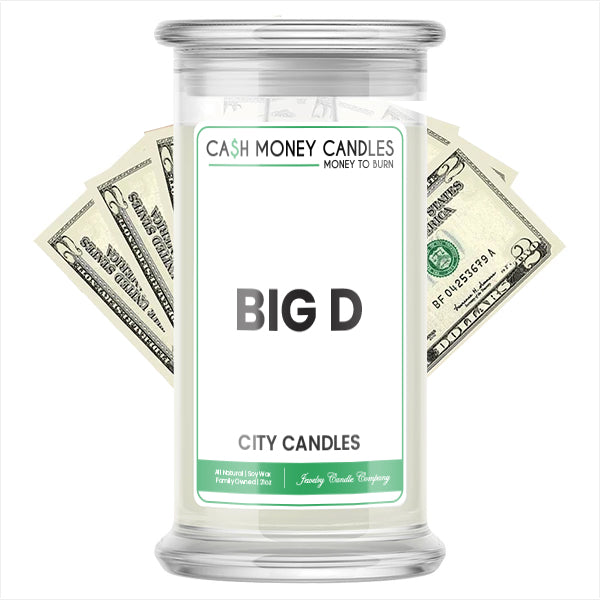 Big D City Cash Candle