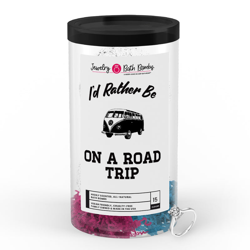 I'd rather be On a Road Trip Jewelry Bath Bombs