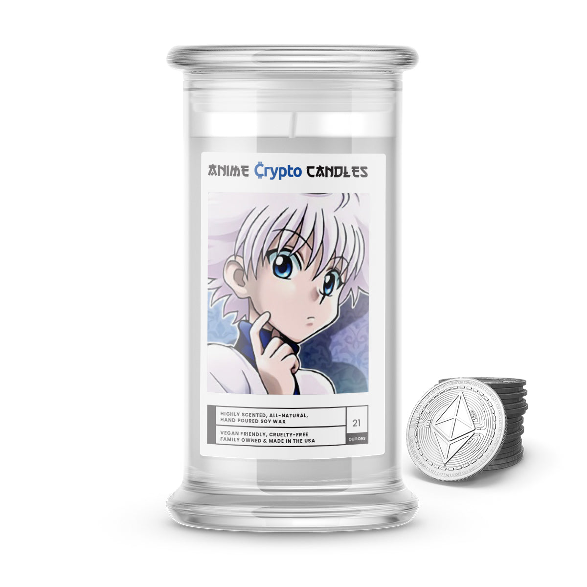 Zoldyck, Killua (キルア=ゾルディック) - Crypto Anime Candles
