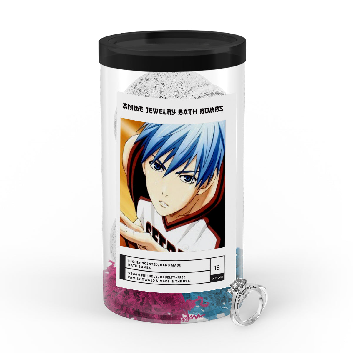 Kuroko, Tetsuya (黒子 テツヤ) | Anime Jewelry Bath Bombs