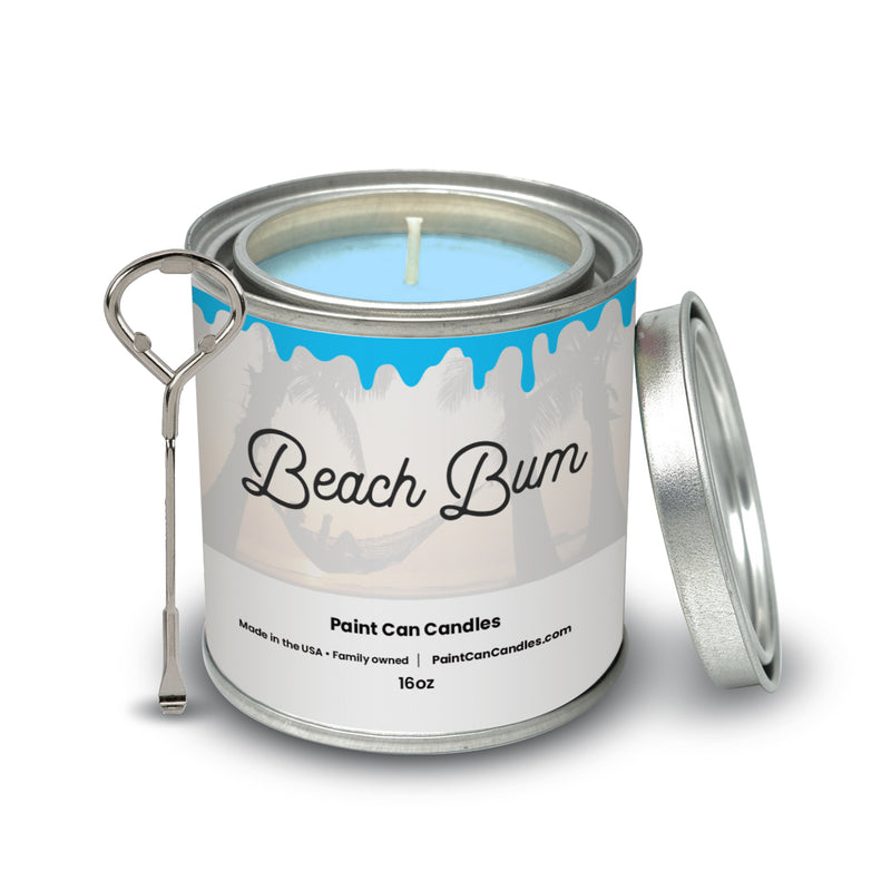 Beach Bum - Paint Can Candles