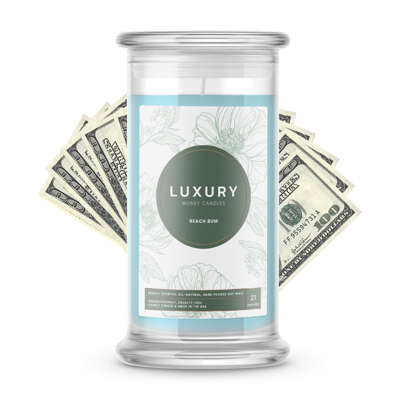 Beach Bum Luxury Money Candles