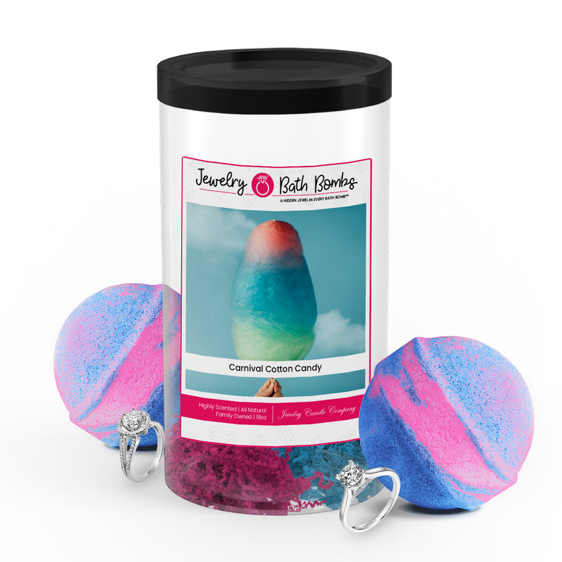 Carnival Cotton Candy Jewelry Bath Bombs Twin Pack
