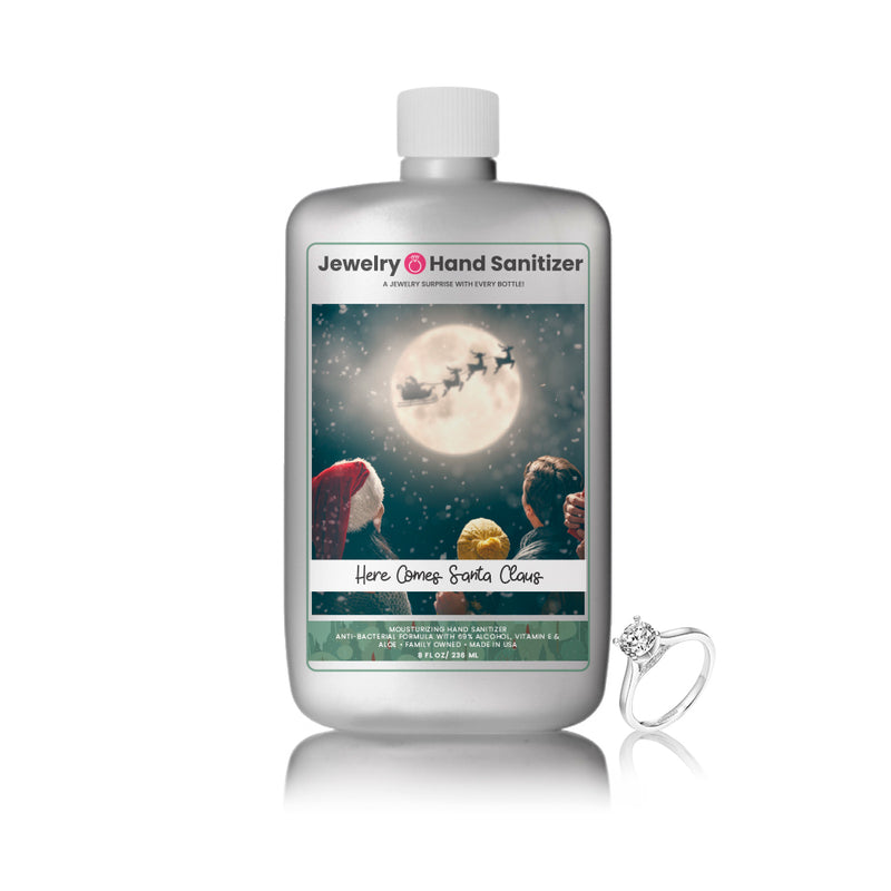 Here Comes Santa Claus Jewelry Hand Sanitizer