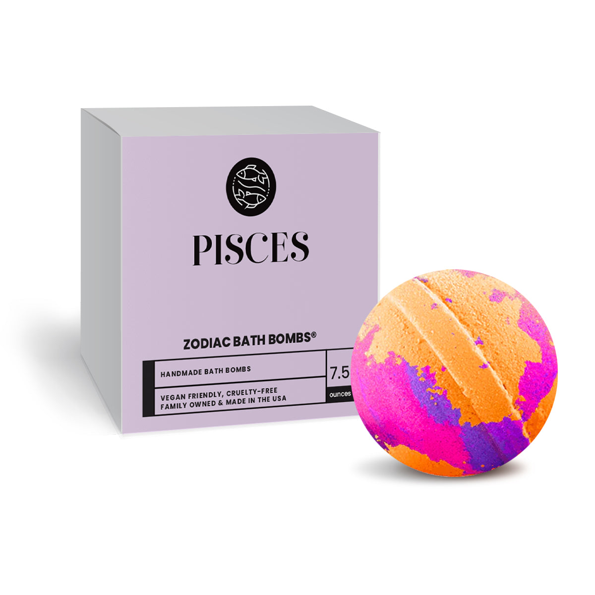 Pisces Zodiac Bath Bomb
