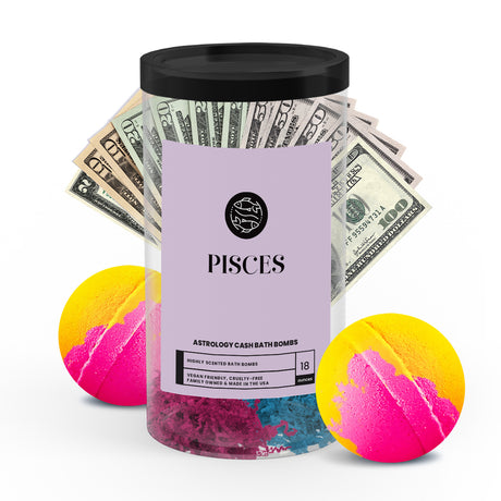 Pisces Astrology Cash Bath Bombs