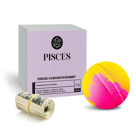 Pisces Zodiac Cash Bath Bomb