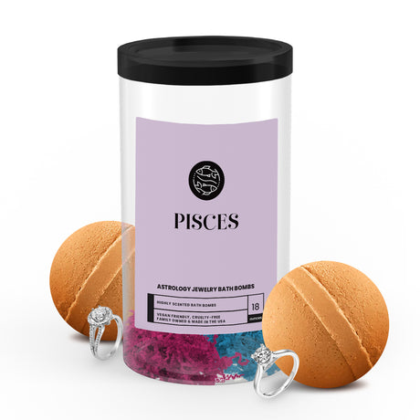 Pisces Astrology Jewelry Bath Bombs