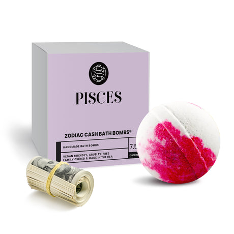 Pisces Zodiac Cash Bath Bomb