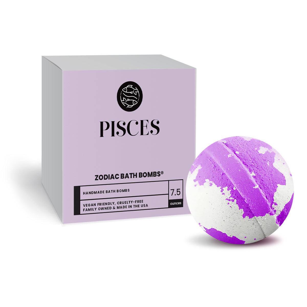 Pisces Zodiac Bath Bomb