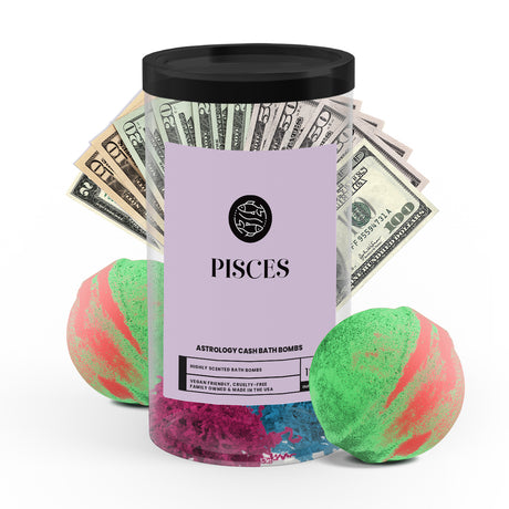 Pisces Astrology Cash Bath Bombs