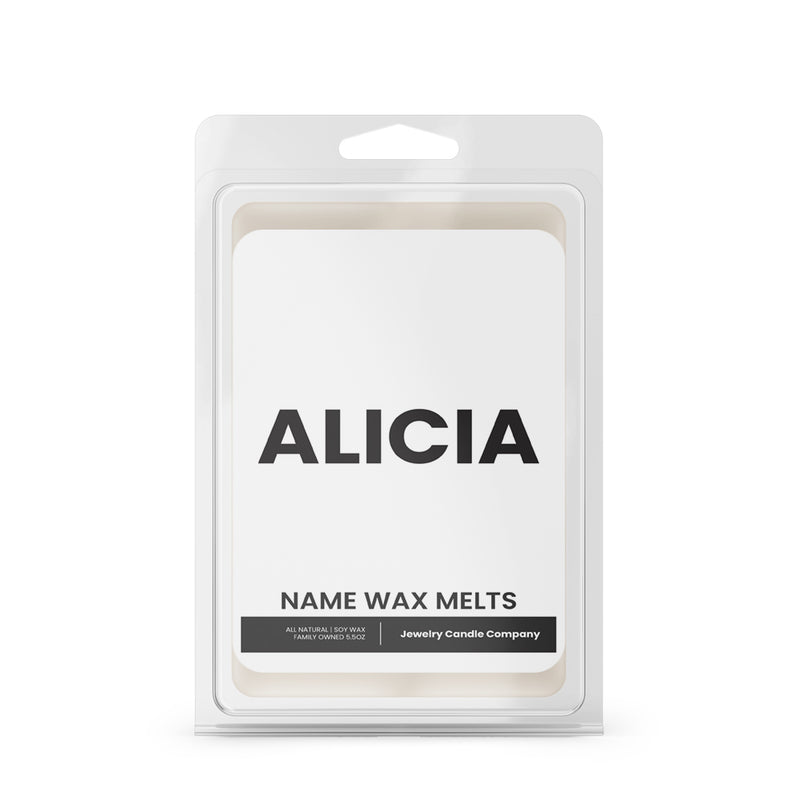 ALICIA Name Wax Melts