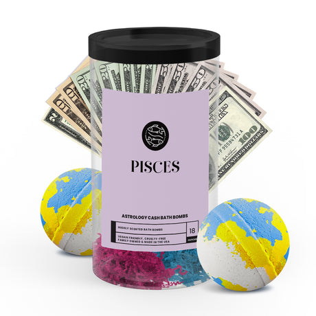 Pisces Astrology Cash Bath Bombs