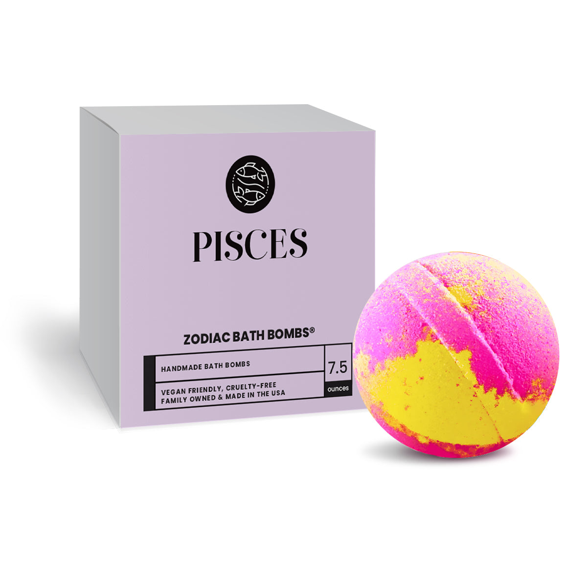 Pisces Zodiac Bath Bomb