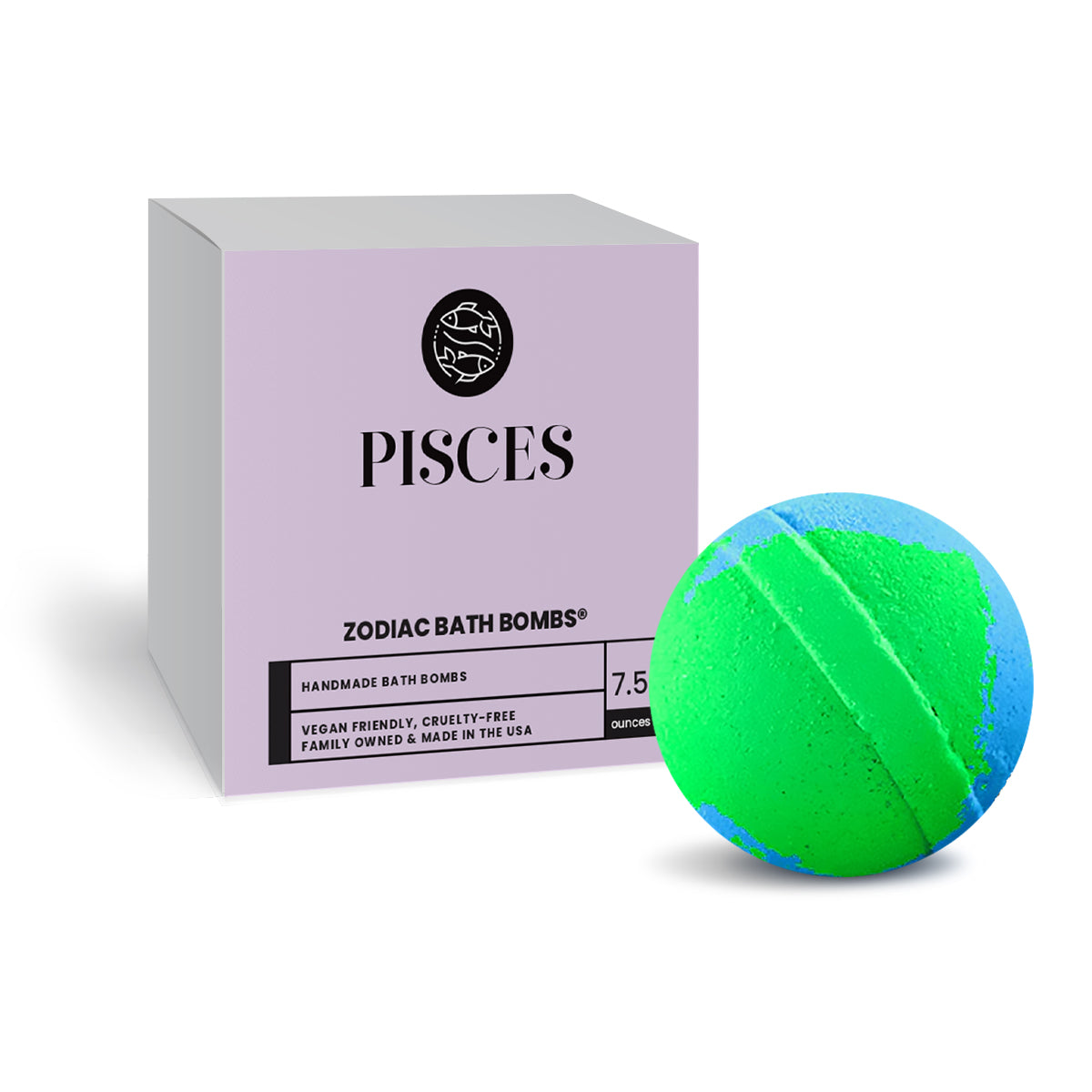 Pisces Zodiac Bath Bomb