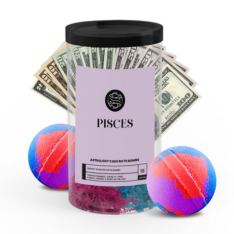 Pisces Astrology Cash Bath Bombs