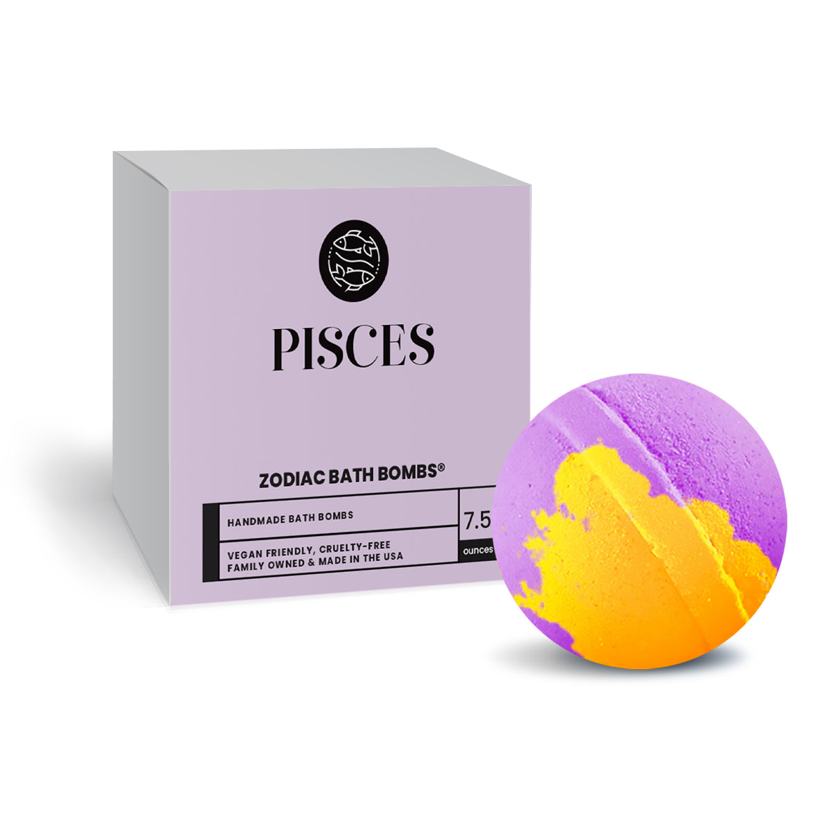 Pisces Zodiac Bath Bomb