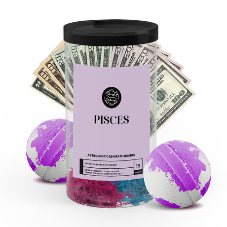 Pisces Astrology Cash Bath Bombs