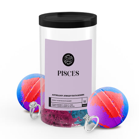Pisces Astrology Jewelry Bath Bombs