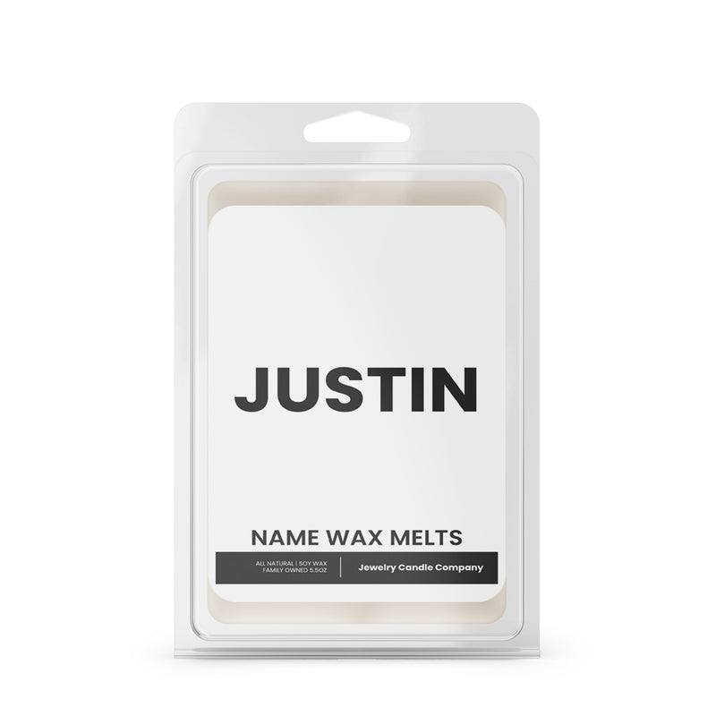 JUSTIN Name Wax Melts