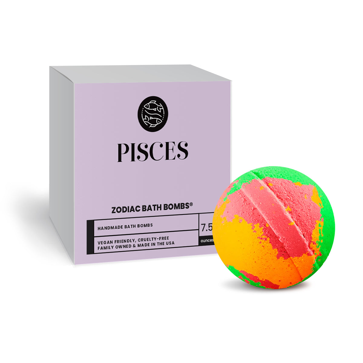 Pisces Zodiac Bath Bomb