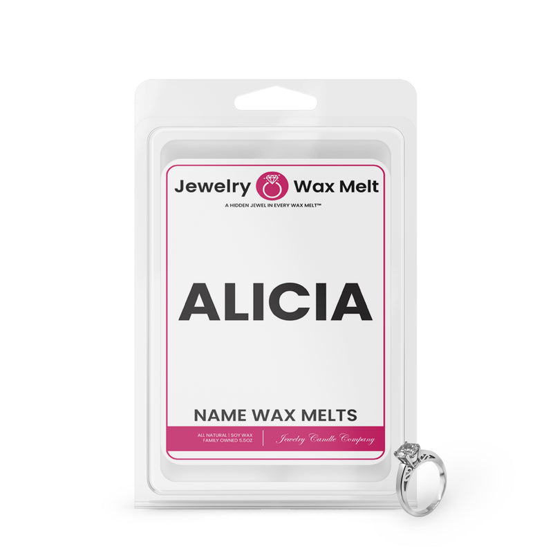 ALICIA Name Jewelry Wax Melts