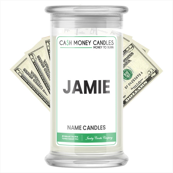 JAMIE Name Cash Candles