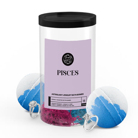 Pisces Astrology Jewelry Bath Bombs