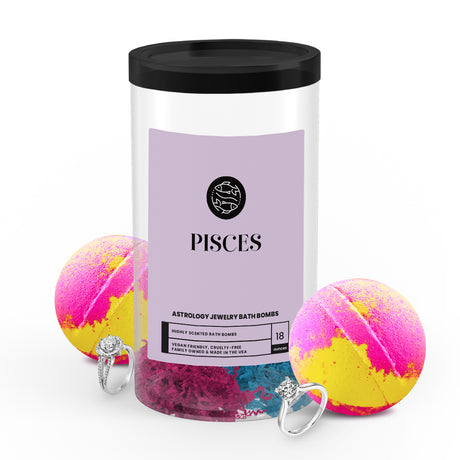 Pisces Astrology Jewelry Bath Bombs