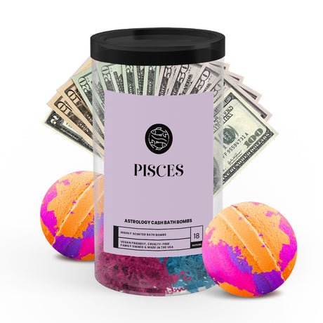 Pisces Astrology Cash Bath Bombs
