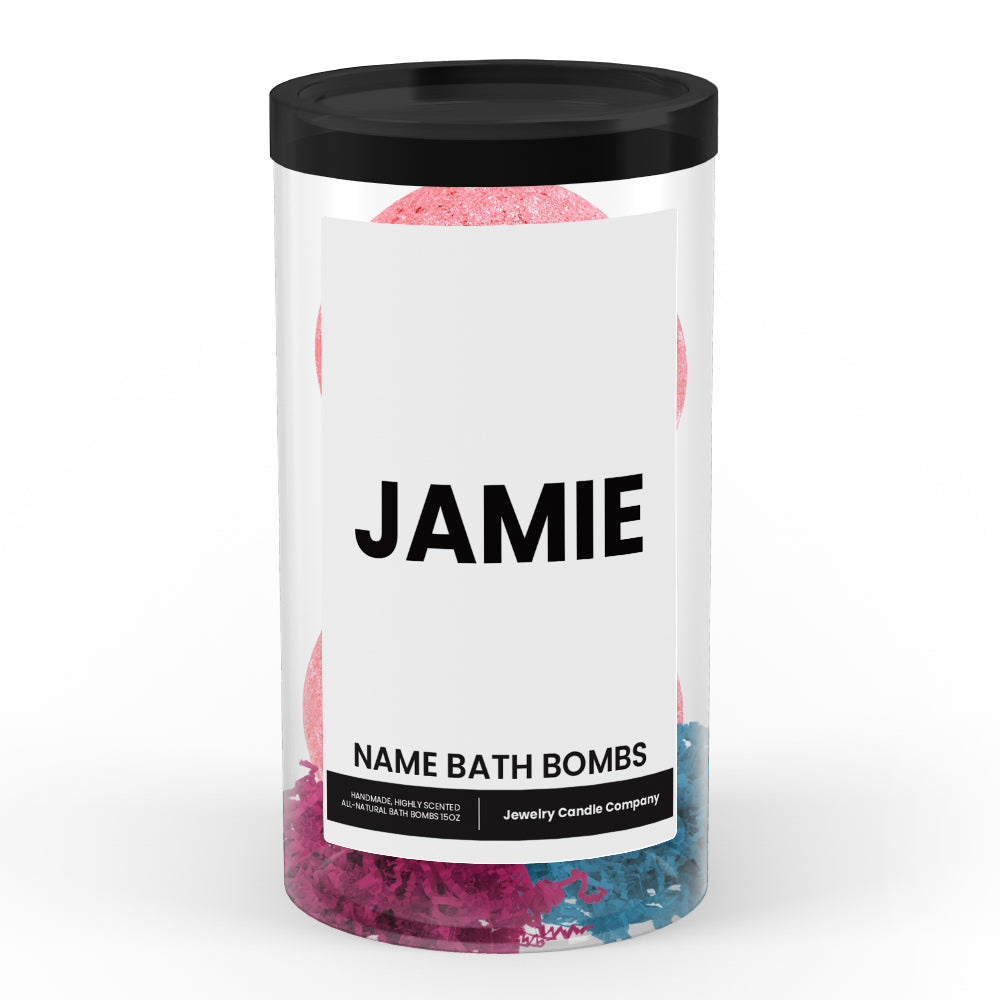 JAMIE Name Bath Bomb Tube