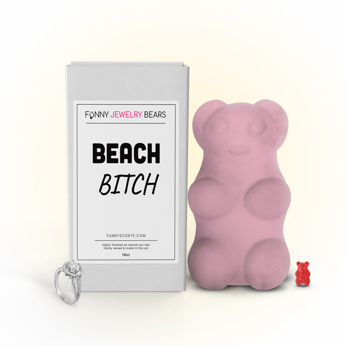 Beach Bitch Funny Jewelry Bear Wax Melts