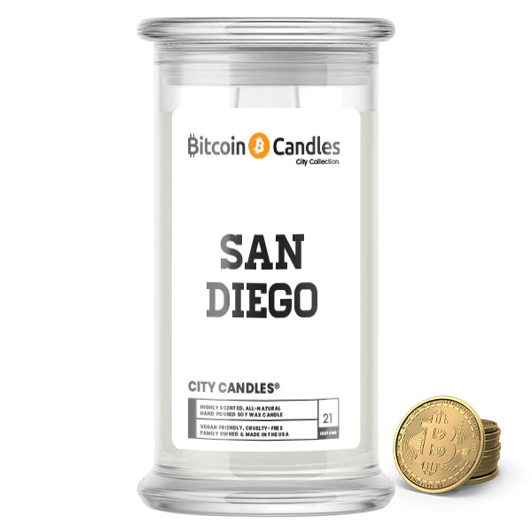 San Diego City Bitcoin Candles