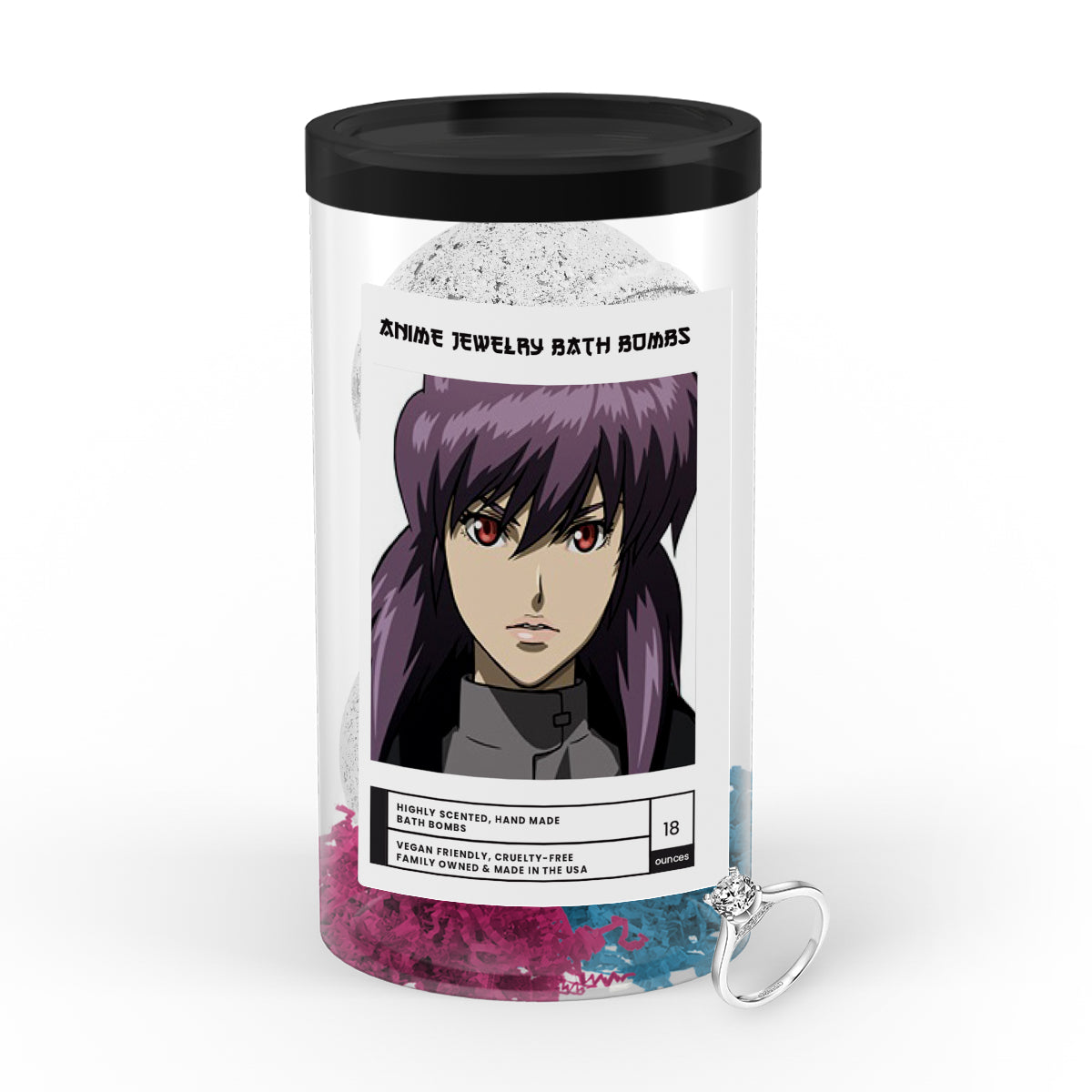 Kusanagi, Motoko (草薙 素子) | Anime Jewelry Bath Bombs
