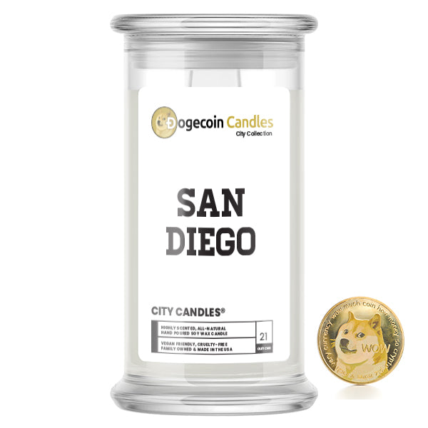 San Diego City DogeCoin Candles