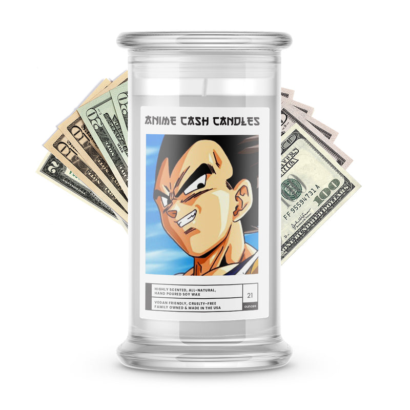Vegeta | Anime Cash Candle