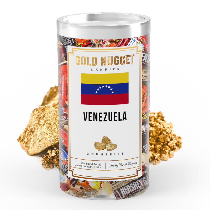 Venezuela Countries Gold Nugget Candy