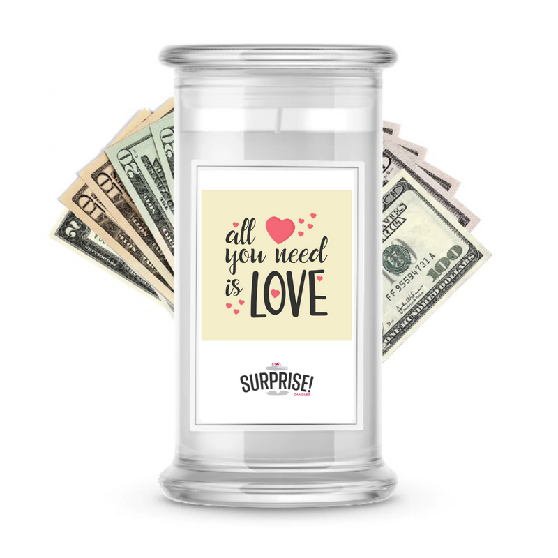 All You Need is Love  | Valentine's Day Surprise Cash Candles