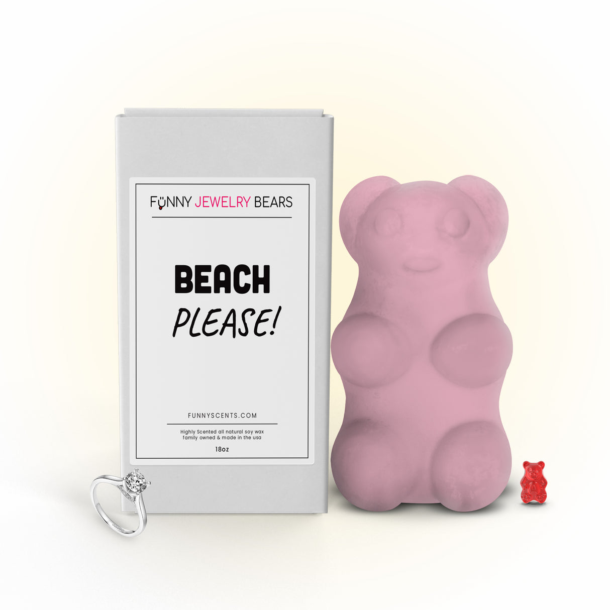 Beach Please! Funny Jewelry Bear Wax Melts