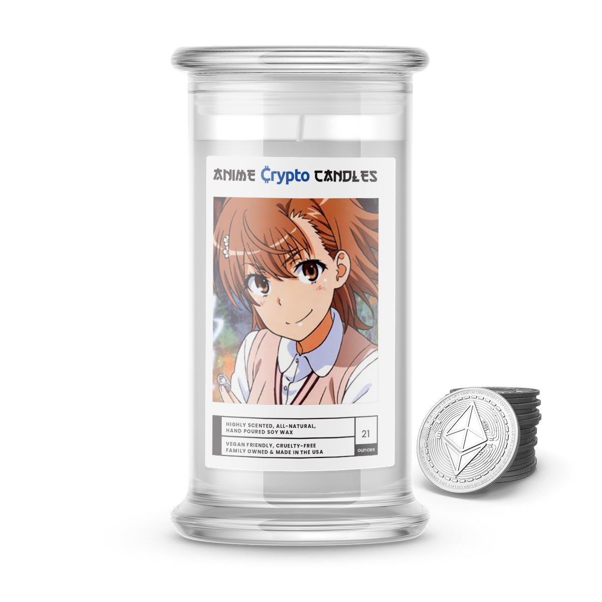Misaka, Mikoto (御坂 美琴) - Crypto Anime Candles