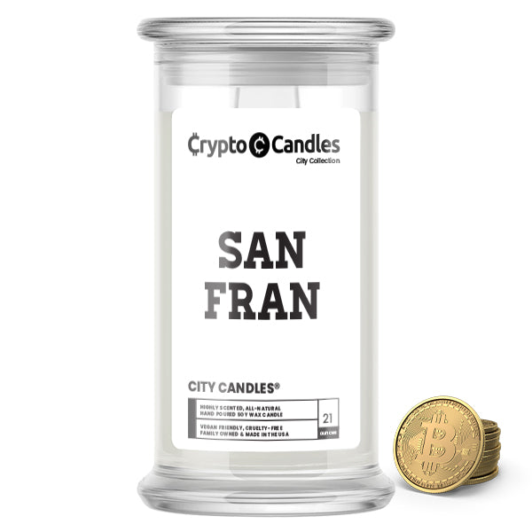 San Fran City Crypto Candles