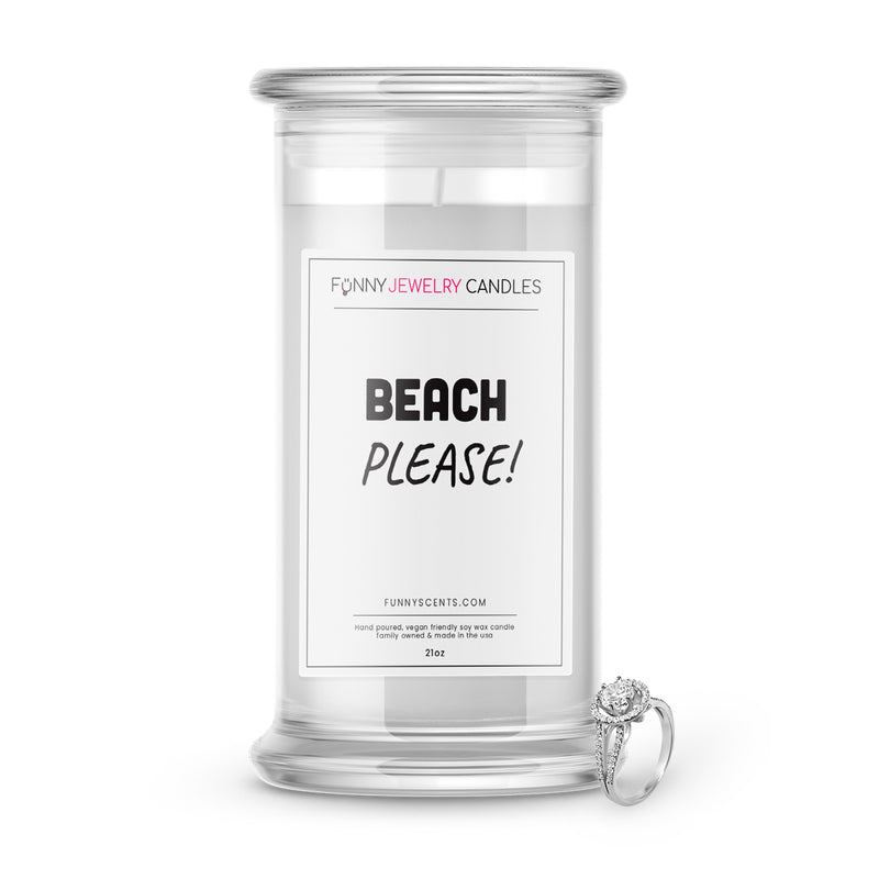 Beach Please! Jewelry Funny Candles