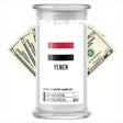 yemen country cash flag candles