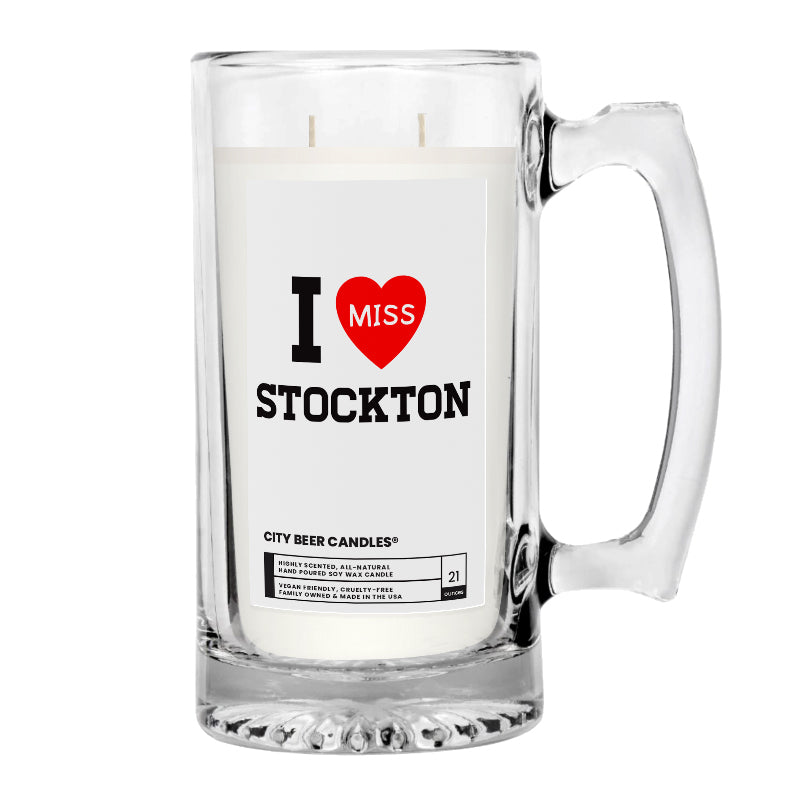 I miss Stockton City Beer Candles