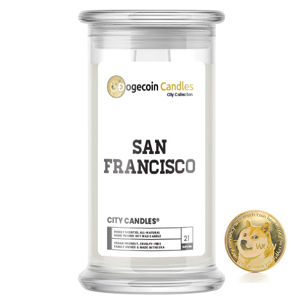 San Francisco City DogeCoin Candles