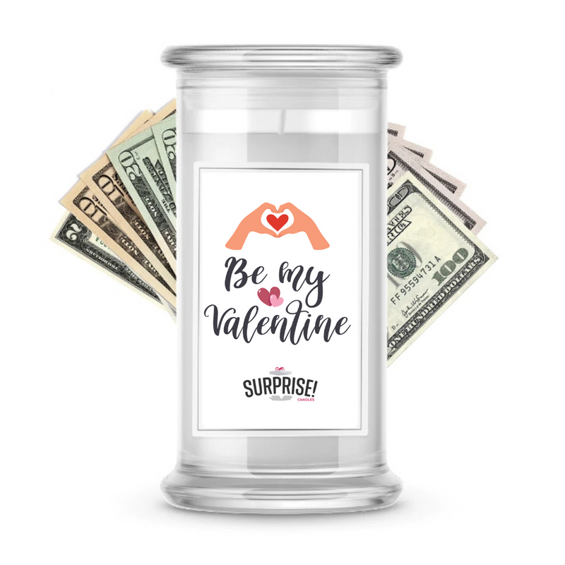 Be My Valentine  | Valentine's Day Surprise Cash Candles